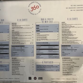360 Restaurant - Canadian (New) Near Me - Toronto, Ontario