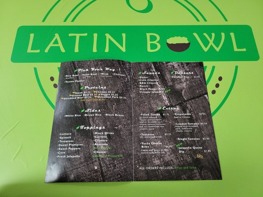 Menu photo 4 Latin Bowl Restaurant-Brandon Brandon, FL Menu photo 4 Latin Bowl Restaurant-Brandon Brandon, FL