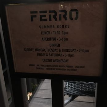 FERRO - Times and schedules - Pizza Near Me - Idyllwild, California FERRO - Times and schedules - Pizza Near Me - Idyllwild, California