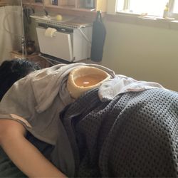 Blue Sage Ayurveda - Basti for Solar chakra . Very relaxing and helpful.  All the therapies they provided were very helpful and healing