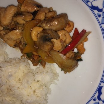 Bird Thais Restaurant - Chicken with cashews- food was excellent and very large portion! - Thai Near Me - Amsterdam, New Hampshire Bird Thais Restaurant - Chicken with cashews- food was excellent and very large portion! - Thai Near Me - Amsterdam, New Hampshire