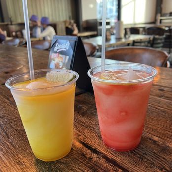 The Cookshack - Mango and Strawberry Margarita - American Near Me - Webster, Texas