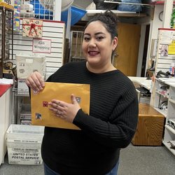 Mail N More - There is my package. Ready to go!  Smiling face.