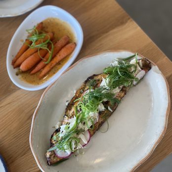 Pier 6 - Redfish and charred carrots. So worth it. - Seafood Near Me - San Leon, Texas