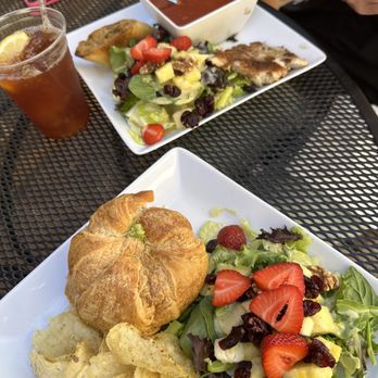 Roosters Cafe - Smoked chicken salad combo and the BEST tomato soup with a house salad! - Bakeries Near Me - Amarillo, Texas