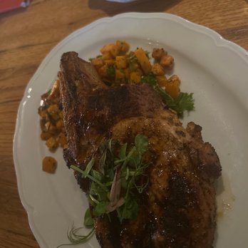 Ida Claire - Pecan Smoked Pork Chop - Southern Near Me - Addison, Texas