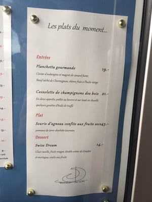Menu photo 1 Restaurant du Lac Versoix, GE