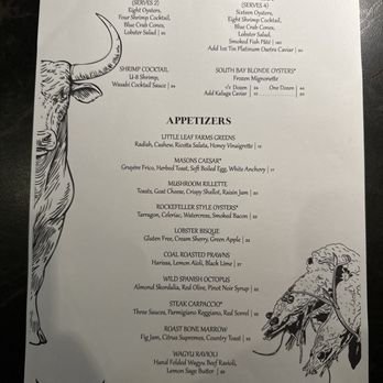 Masons Steakhouse - Menu - Steakhouses Near Me - Quincy, Massachusetts Masons Steakhouse - Menu - Steakhouses Near Me - Quincy, Massachusetts