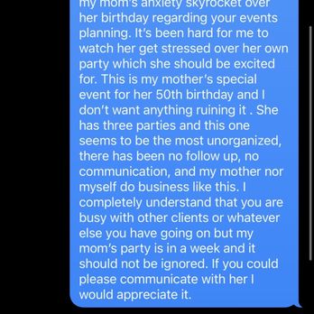 Artmingo Event & Design - Conversation between Emily and I - Party & Event Planning Near Me