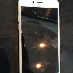 Broken iPhone screen