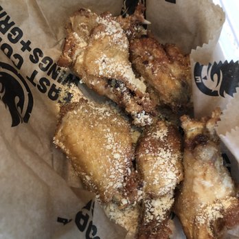 East Coast Wings & Grill - Dry Garlic Parmesan - Chicken Wings Near Me - Wake Forest, North Carolina