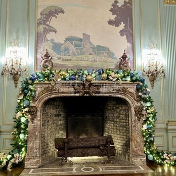 Filoli - Fireplace inside the house - Botanical Gardens Near Me - Woodside, California