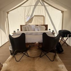 Under Canvas West Yellowstone - Inside tent