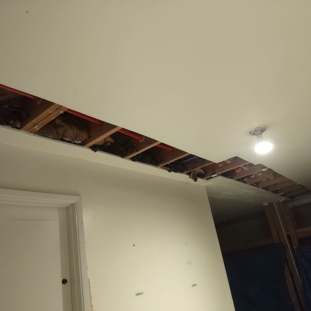 Before garage ceiling Before garage ceiling
