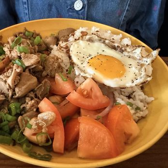 Lola’s by MFK - Adobo breakfast bowl - Filipino Near Me - Anaheim, California Lola’s by MFK - Adobo breakfast bowl - Filipino Near Me - Anaheim, California