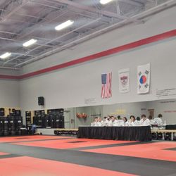 ATA Martial Arts - Chesterfield - Training mat during black belt testing