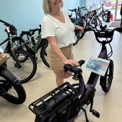Carousel E-Bikes - Congratulations, Gwen