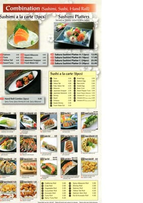 Menu photo 4 Sakura Sushi & Roll Montebello, CA Menu photo 4 Sakura Sushi & Roll Montebello, CA