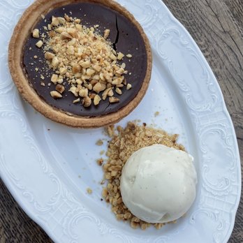 Gravity Tavern - Chocolate Hazelnut Tarte (the hazelnuts were AMAZING!!!!) - Steakhouses Near Me - Mill Valley, California Gravity Tavern - Chocolate Hazelnut Tarte (the hazelnuts were AMAZING!!!!) - Steakhouses Near Me - Mill Valley, California