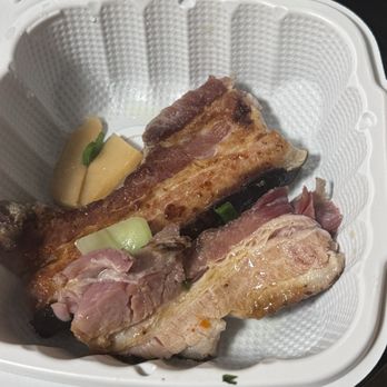 Oni Ramen - 2 small slices of pork belly - Ramen Near Me - Dallas, Texas Oni Ramen - 2 small slices of pork belly - Ramen Near Me - Dallas, Texas