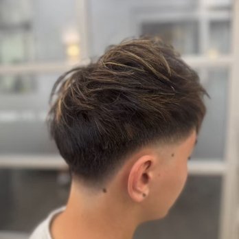 MOC Hair Studio - haircut with trim, blonde highlights - Hair Salons Near Me - Irvine, California