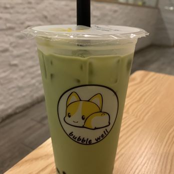 Bubble Well - Matcha Milk Tea with Boba - Bubble Tea Near Me - Denton, Texas