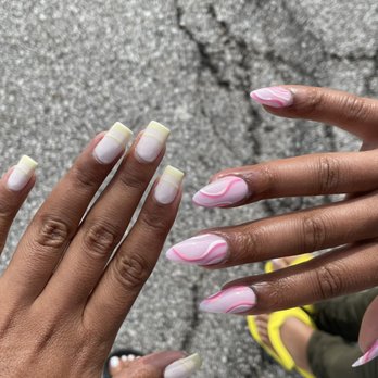 Fabuleux Nail Spa - My friend and I nails. - Nail Salons Near Me - Woodmere, Ohio