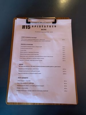 Menu photo 1 H15 Copenhagen, 84