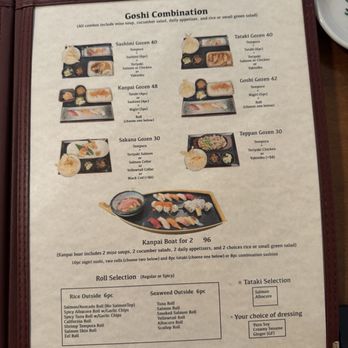 Izakaya Goshi - Menu - Beer Bar Near Me - San Luis Obispo, California Izakaya Goshi - Menu - Beer Bar Near Me - San Luis Obispo, California