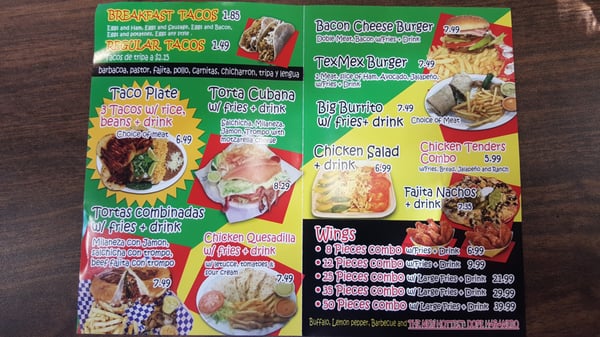 Menu photo 1 Balch Springs Tacos Balch Springs, TX