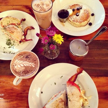 Marigold Kitchen - A perfect brunch, The Marigold breakfast sandwich and nutty mocha was ace! - Breakfast & Brunch Near Me - Madison, Wisconsin