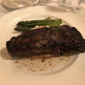 The Brewster Inn - NY strip steak cooked perfectly a medium rare - Hotels Near Me - Cazenovia, New York The Brewster Inn - NY strip steak cooked perfectly a medium rare - Hotels Near Me - Cazenovia, New York