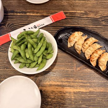 Menya Ultra - Edamame Gyoza 8pc - Ramen Near Me - San Diego, California Menya Ultra - Edamame Gyoza 8pc - Ramen Near Me - San Diego, California