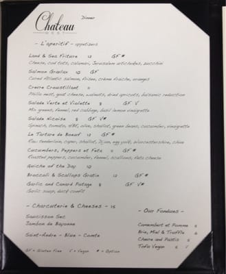 Menu photo 8 Chateau West Nashville, TN