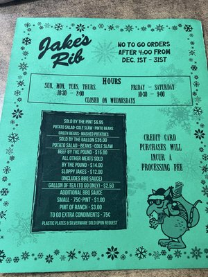 Menu photo 1 A&E Grill Chickasha, OK
