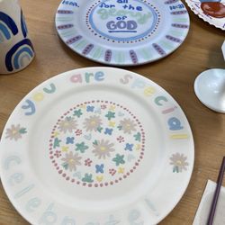 The Pottery Place - Finished plates before firing