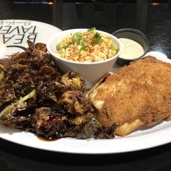 The OV Beach Tavern - Fried mahi, brussel sprouts and Mexican street corn - Sports Bars Near Me - Norfolk, Virginia The OV Beach Tavern - Fried mahi, brussel sprouts and Mexican street corn - Sports Bars Near Me - Norfolk, Virginia