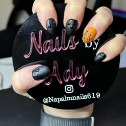 Napalm Nails - Halloween nails!