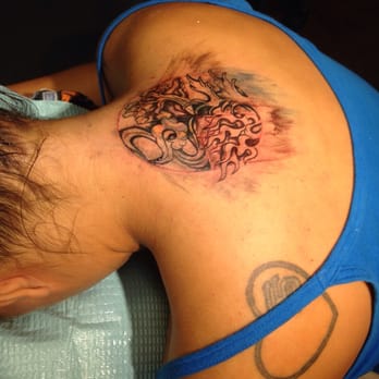 Exotic Eye Tattoo - Phase 2: outlining/depth - Tattoo Near Me - Wailuku, Hawaii Exotic Eye Tattoo - Phase 2: outlining/depth - Tattoo Near Me - Wailuku, Hawaii