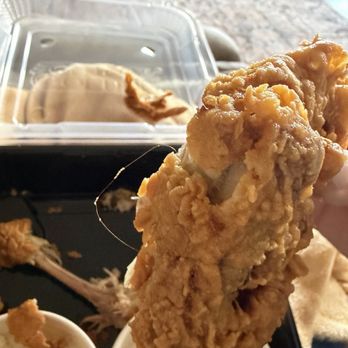 Golden Chick - 2 piece chicken with mashed potatoes. - Fast Food Near Me - Bowie, Texas