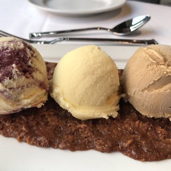 Rioja - Selection of house made ice cream: coffee, orange, corn and mixed berries ...beyond expectations! - New American Near Me - Denver, Colorado