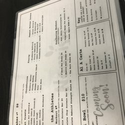Healthy Habits - Menu