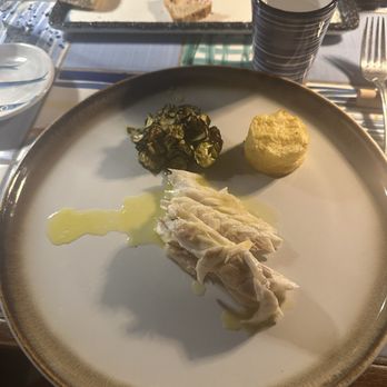 Hostaria di Bacco - Salt crusted sea bass with some zucchini and potatoes - Cucina campana Near Me - Furore, SA Hostaria di Bacco - Salt crusted sea bass with some zucchini and potatoes - Cucina campana Near Me - Furore, SA