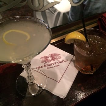 Old Ebbitt Grill - Delicious cocktails - the Lemon Ginger Martini and Maple Old Fashioned - Bars Near Me - Washington, DC, District of Columbia