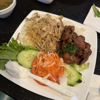 Pho Cow Cali Express - pork rind & grilled pork with broken rice - Vietnamese Near Me - San Diego, California