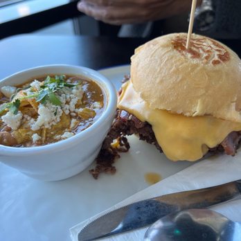 Chilly Water Brewing Company - MOB burger of the month. Just okay. Chicken chili was excellent! - Breweries Near Me - Indianapolis, Indiana Chilly Water Brewing Company - MOB burger of the month. Just okay. Chicken chili was excellent! - Breweries Near Me - Indianapolis, Indiana