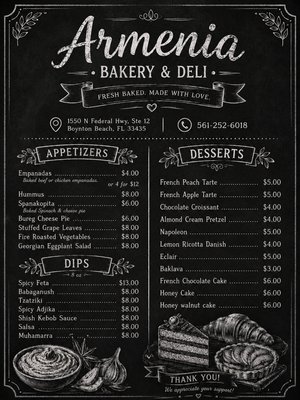 Menu photo 1 Armenia Bakery Boynton Beach, FL Menu photo 1 Armenia Bakery Boynton Beach, FL