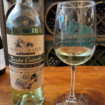 Noisy Water Winery - Green Chile wine - Wine Tasting Room Near Me - Albuquerque, New Mexico