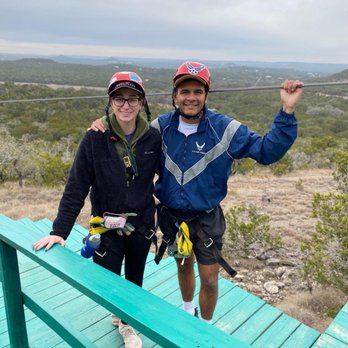 Wimberley Ziplines Adventures - Friends posing on top of the hill - Ziplining Near Me - Wimberley, Texas Wimberley Ziplines Adventures - Friends posing on top of the hill - Ziplining Near Me - Wimberley, Texas