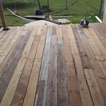 Crazy J's Services - Reclaimed wood decking. - Handyman Near Me - Youngstown, Florida Crazy J's Services - Reclaimed wood decking. - Handyman Near Me - Youngstown, Florida
